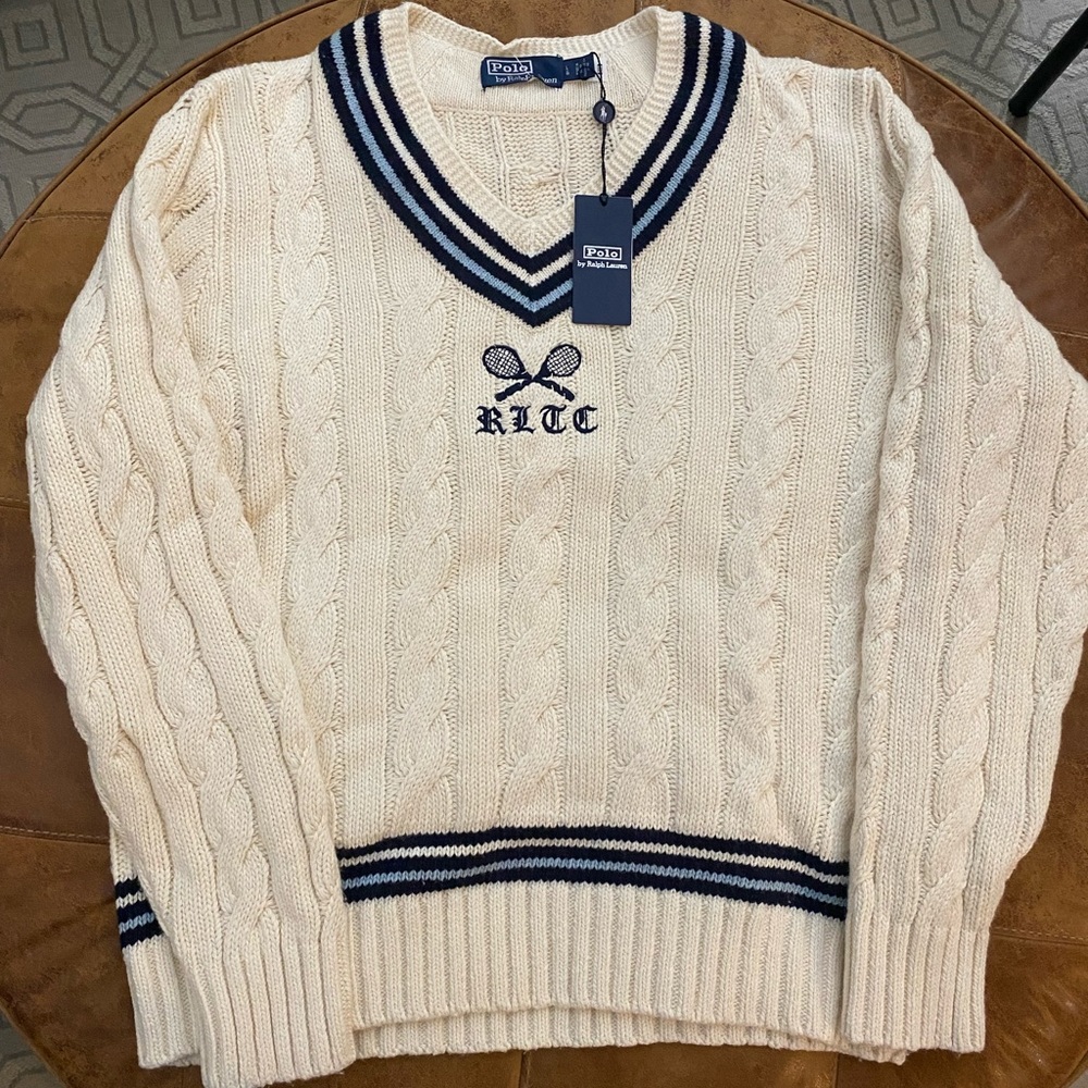 Polo Ralph Lauren Cable-Knit Logo Sweater - Picture 10 of 15